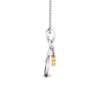 Jewelove™ Pendants Hanging Fruit Platinum Pendant with Diamonds in Pressure Setting in Rose Gold JL PT P 8074