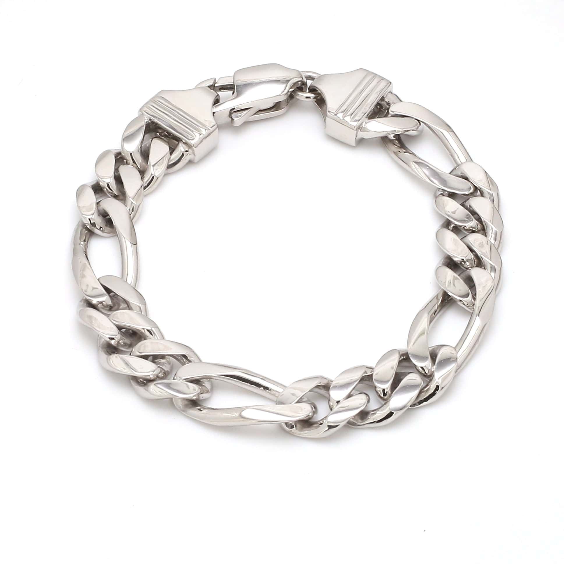 Stylish Chain Silver Bracelet For Men Boys - Fashion Frill