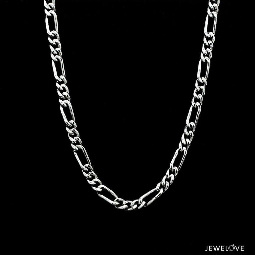 Jewelove™ Chains Heavy Platinum Evara Sachin Chain for Men JL PT 728