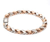 Jewelove™ Bangles & Bracelets Heavy Platinum & Gold Bracelet for Men JL PTB 641-RG