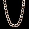 Jewelove™ Chains Heavy Platinum & Rose Gold Chain for Men JL PT CH 1003