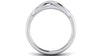 Platinum Rings - Infinity Plain Platinum Ring For Men JL PT 459 Circle View