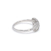 Right Side View of Infinity Platinum Ring with Diamonds for Women JL PT 460