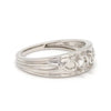 SIDE View of Infinity Solitaire Couple Ring in Platinum JL PT 444