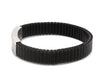 Jewelove™ Bangles & Bracelets Jaguar Platinum Black Band Bracelet for Men - Flexible JL PTB 1208