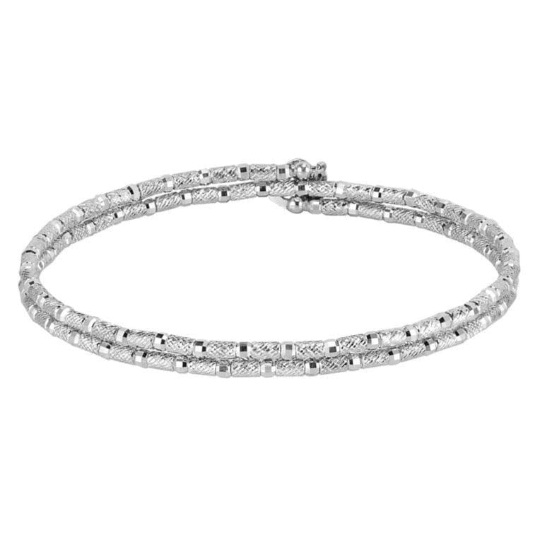 Diamond Flexible Bracelet in 14kt White Gold (1 1/2ct tw) – Day's Jewelers