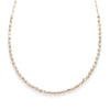 Jewelove™ Chains 16 inch Japanese Diamond Cut Platinum & Rose Gold Chain for Women JL PT CH 1069