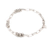 Jewelove™ Bangles & Bracelets Japanese Links Platinum Bracelet for Women JL PTB 1164