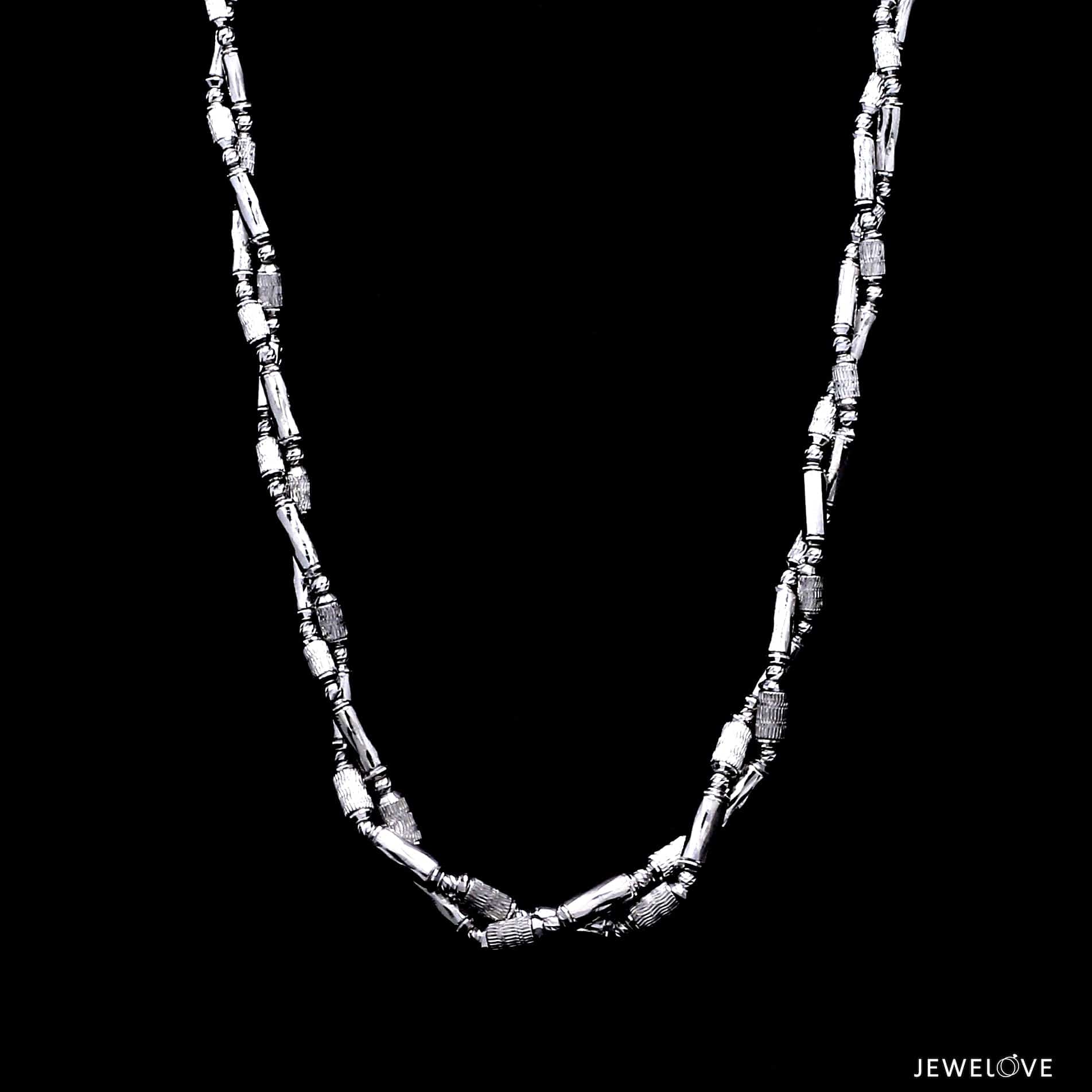Japanese Platinum 2 Layer Twisted Chain for Women JL PT CH 1393