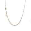 Jewelove™ Chains 18 inches Japanese Platinum 3 Shape Links Necklace Chain for Women JL PT CH 1157