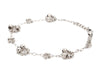 Jewelove™ Bangles & Bracelets Japanese Platinum Bracelet Diamond Cut Balls Bracelet for Women JL PTB 1072