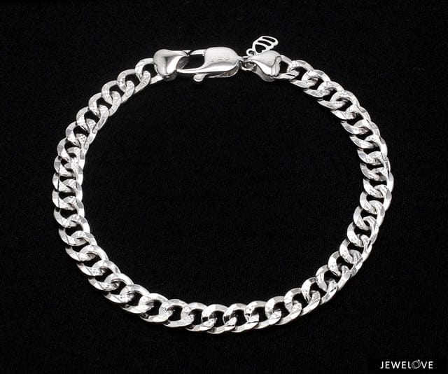 Jewelove™ Bangles & Bracelets Japanese Platinum Bracelet for Men JL PTB 968