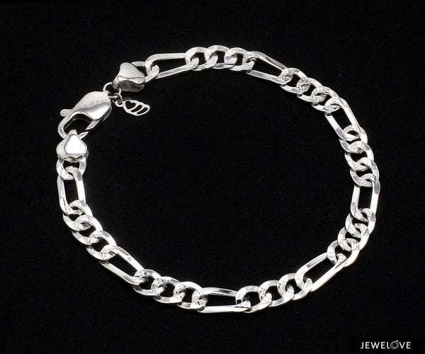 Jewelove™ Bangles & Bracelets Japanese Platinum Bracelet for Men JL PTB 979