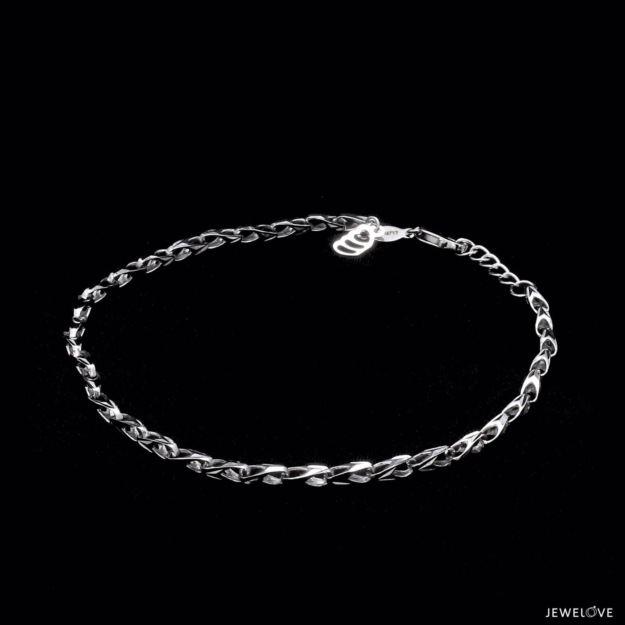 Jewelove™ Bangles & Bracelets Bracelet Japanese Platinum Bracelet JL PTB 658