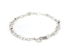 Jewelove™ Bangles & Bracelets Japanese Platinum Bracelet with Diamond Cut Balls  for Women JL PTB 1068