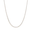 Jewelove™ Chains Japanese Platinum Chain with Oval Diamond Cut Balls for Women JL PT CH 981