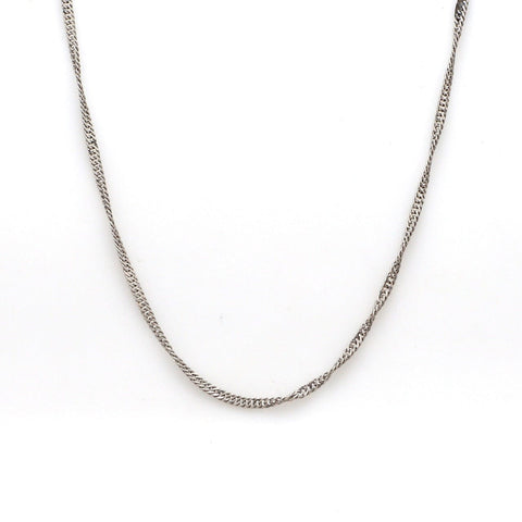 1.5mm Japanese Platinum Chain Women JL PT CH 1124