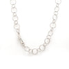 Jewelove™ Chains 18 inches Japanese Platinum Circle Links Necklace Chain for Women JL PT CH 1155