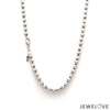 Jewelove™ Chains Japanese Platinum Diamond Cut Balls Chain for Men JL PT CH 1238