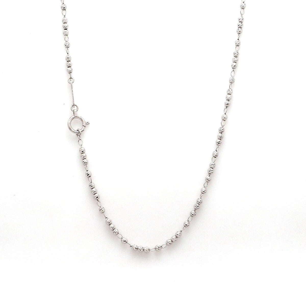 Jewelove™ Chains Japanese Platinum Diamond Cut Balls Chain for Women JL ...