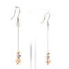 Jewelove™ Earrings Japanese Platinum Earrings with Rose Gold for Women JL PT E 277