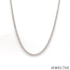 Jewelove™ Chains Japanese Platinum Foxtail Unisex Chain JL PT CH 1228