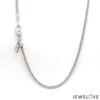 Jewelove™ Chains Japanese Platinum Foxtail Unisex Chain JL PT CH 1228
