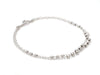 Jewelove™ Bangles & Bracelets Japanese Platinum Light Weight Bracelet Diamond Cut Balls Bracelet for Women JL PTB 1071