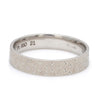 Jewelove™ Rings Japanese Platinum Love Bands with Dotted Texture JL PT 923