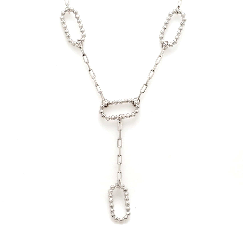 Jewelove™ Chains 17 inches Japanese Platinum Necklace Chain for Women JL PT CH 1162