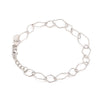 Jewelove™ Bangles & Bracelets Japanese Platinum Rhombus Links Bracelet for Women JL PTB 1166