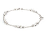 Jewelove™ Bangles & Bracelets Japanese Platinum with Diamond Cut Balls Bracelet for Women JL PTB 1069