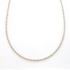 Jewelove™ Chains 18 inch Japanese Sparkling Platinum & Rose Gold Chain for Women JL PT CH 1067