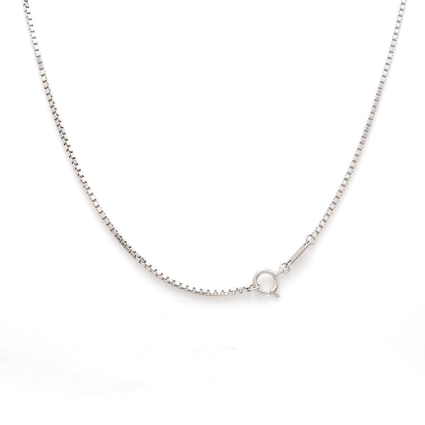 Jewelove™ Chains Japanese Thick Platinum Box Chain for Men JL PT 702 - Men