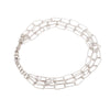 Jewelove™ Bangles & Bracelets Japanese Three Layer Links Platinum Bracelet for Women JL PTB 1162
