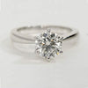 Jewelove™ Rings 0.70 cts. / Women’s Ring only Lab Grown Diamond 0.70 cts. 6 Prong Tapered Platinum Ring JL PT 17-LG