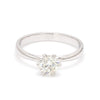 Jewelove™ Rings 0.70 cts. / Women’s Ring only Lab Grown Diamond 0.70 cts. 6 Prong Tapered Platinum Ring JL PT 17-LG