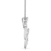 Jewelove™ Pendants Leaf & Heart Platinum Pendant with Diamonds JL PT P 8092