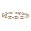 Jewelove™ Bangles & Bracelets Light Weight Platinum and Rose Gold Bracelet for Men JL PTB 633
