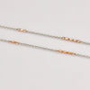 Jewelove™ Chains Lightweight Platinum and Rose Gold Chain for Women JL PT CH 790
