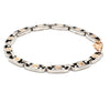 Jewelove™ Bangles & Bracelets Lightweight Platinum & Rose Gold Bracelet for Men JL PTB 1076