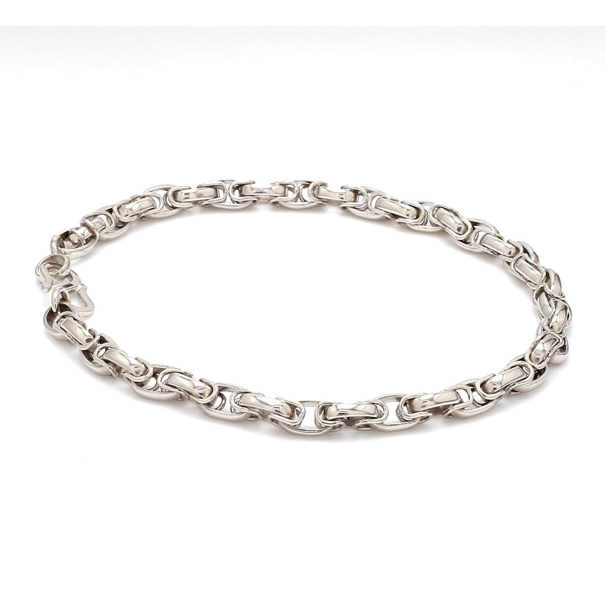 Jewelove™ Bangles & Bracelets Linked Platinum Bracelet for Men JL PTB 687
