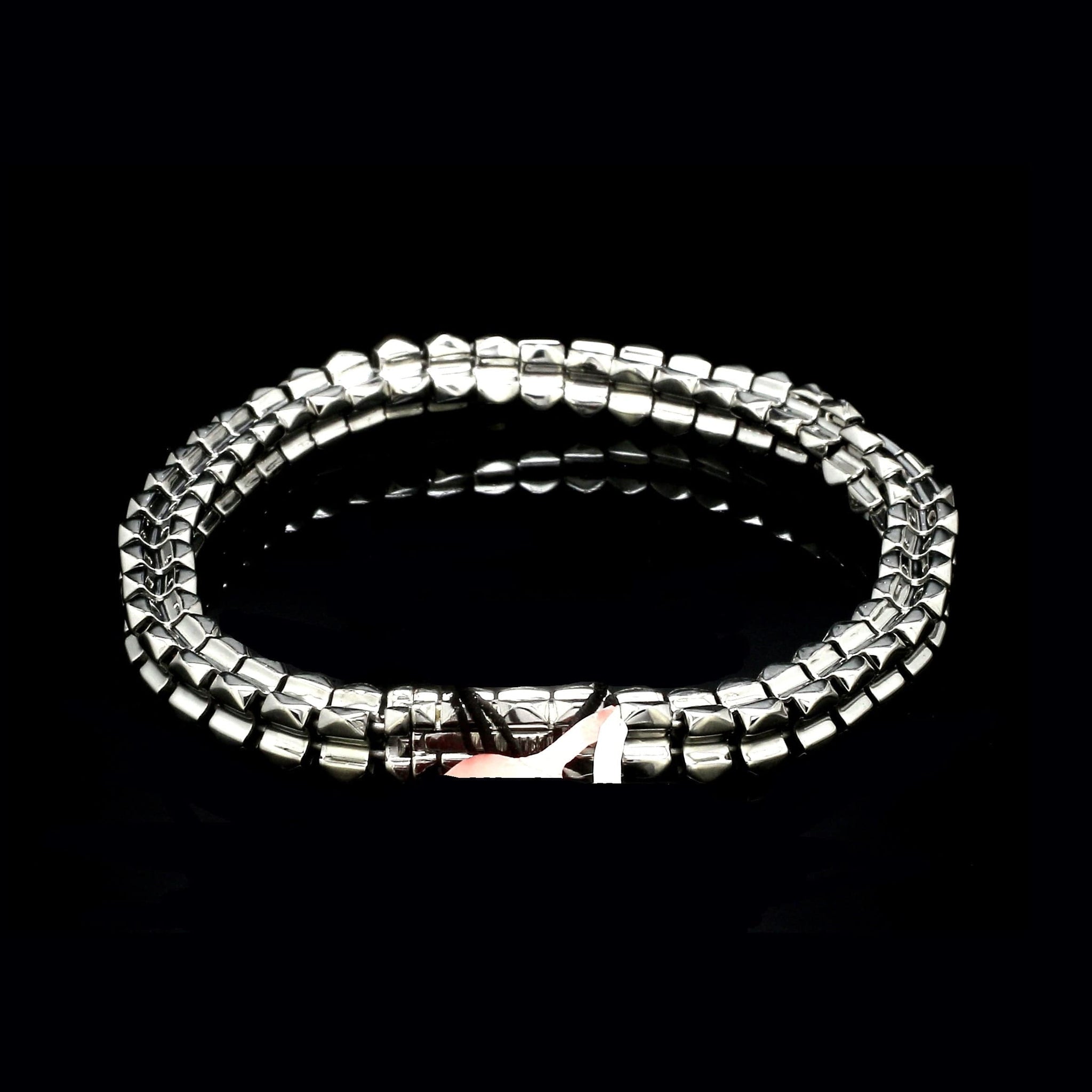 Jewelove™ Bangles & Bracelets Men of Platinum |  5.75mm Heavy Men's Bracelet JL PTB 1307