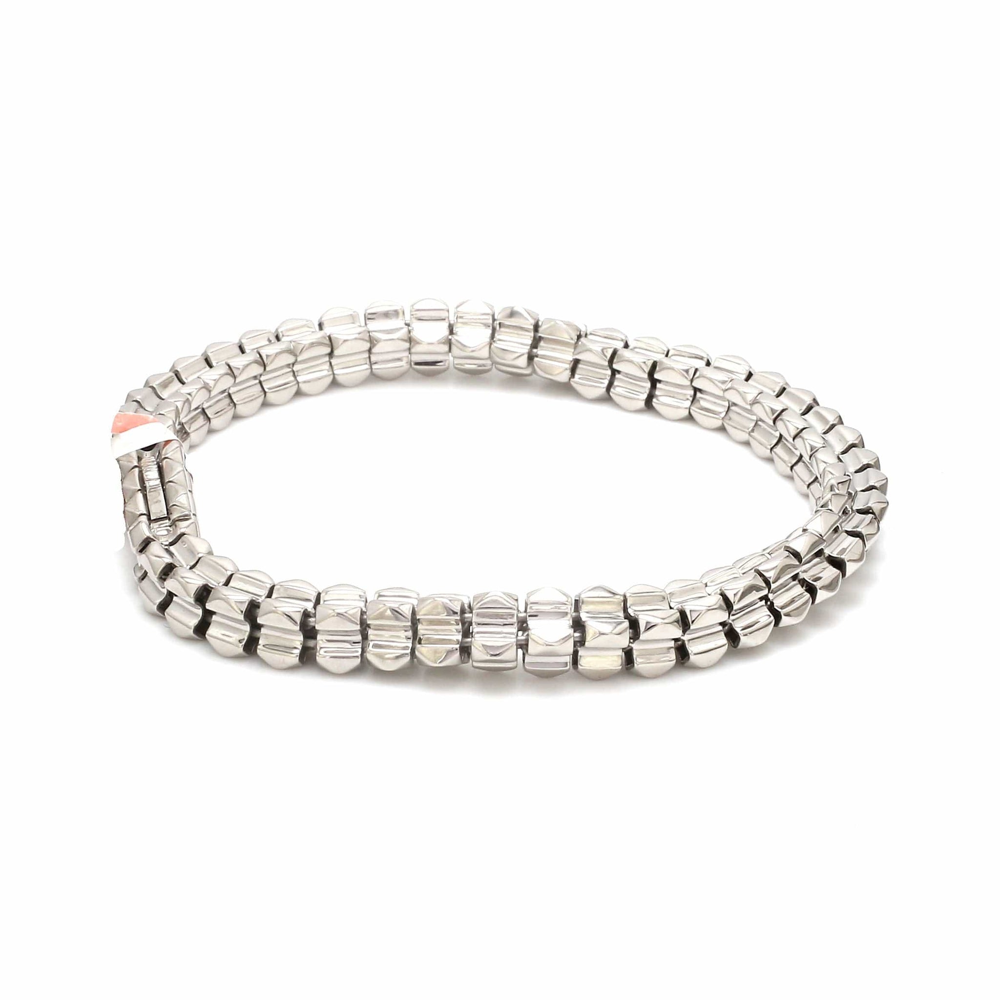 Jewelove™ Bangles & Bracelets Men of Platinum |  5.75mm Heavy Men's Bracelet JL PTB 1307