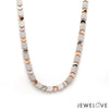 Jewelove™ Chains Men of Platinum | 5mm Rose Gold Fusion Chain for Men JL PT CH 1308
