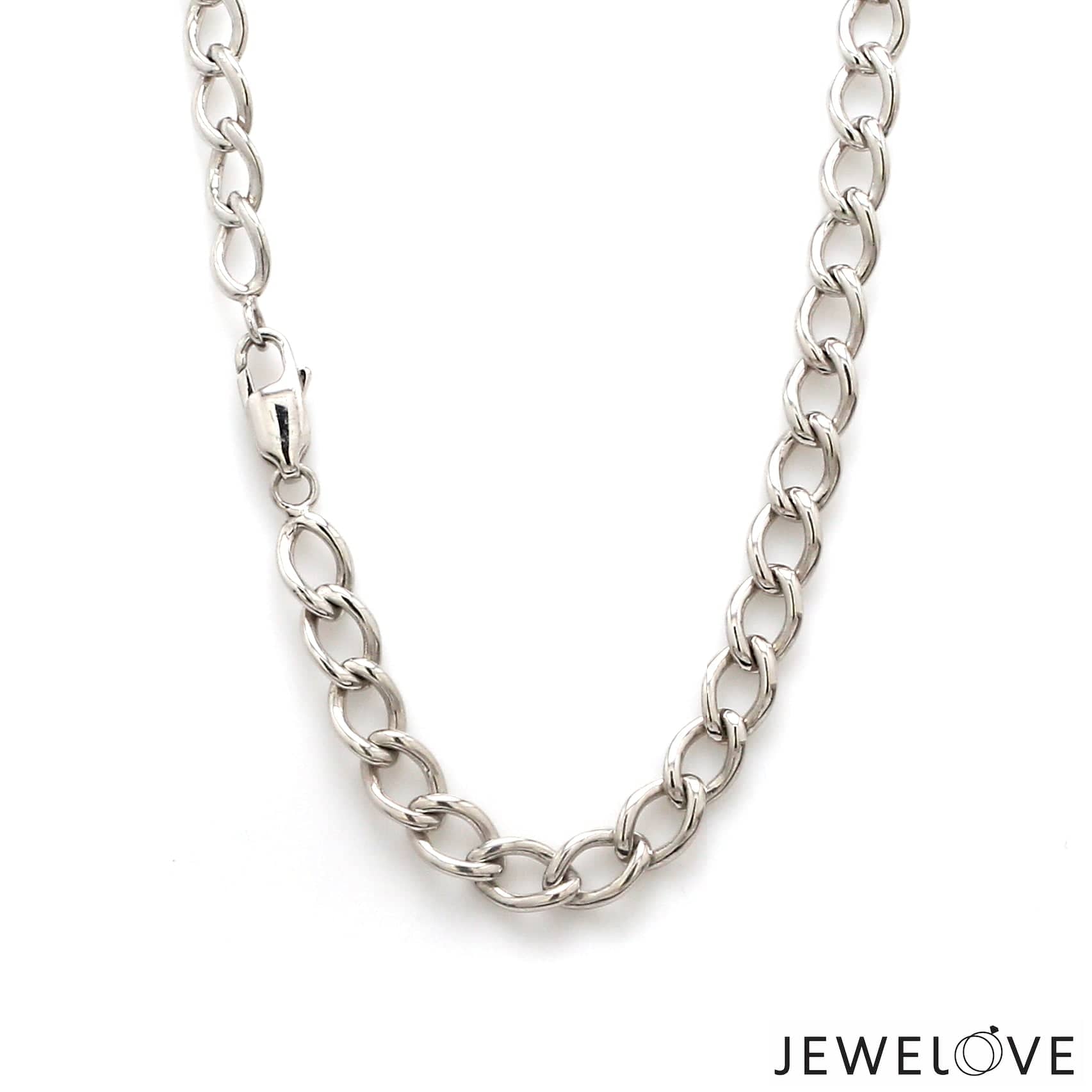 Jewelove™ Chains Men of Platinum | 6.5mm Platinum Heavy Chain for Men JL PT CH 1272-B