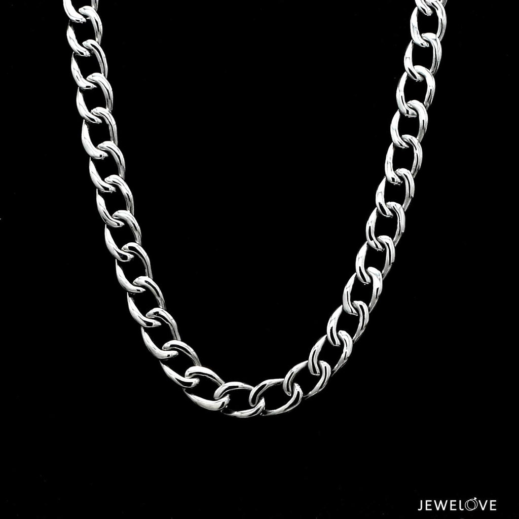 Jewelove™ Chains Men of Platinum | 6.75mm Platinum Heavy Chain for Men JL PT CH 1272-B