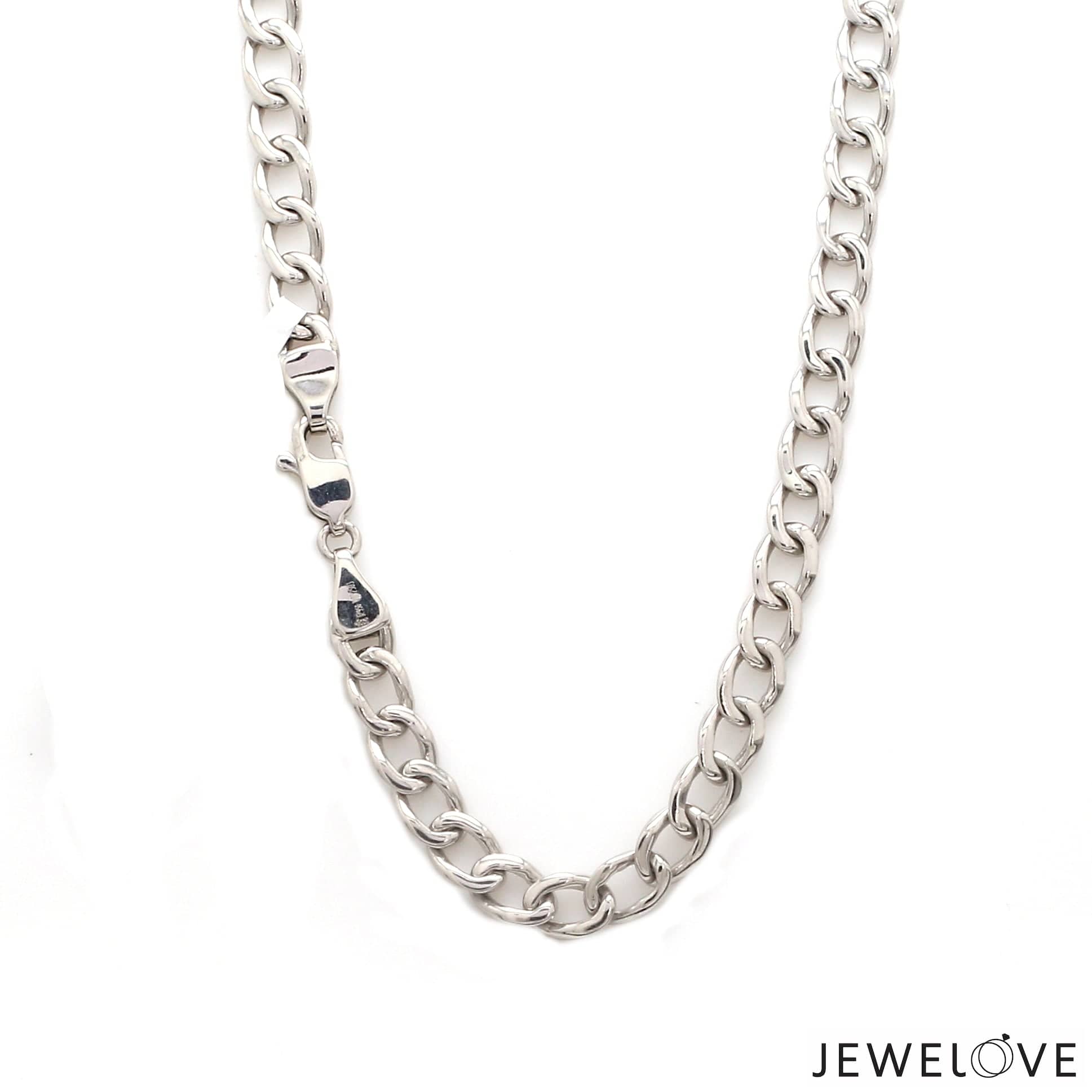 Jewelove™ Chains Men of Platinum | 6.75mm Platinum Heavy Chain for Men JL PT CH 1272-B