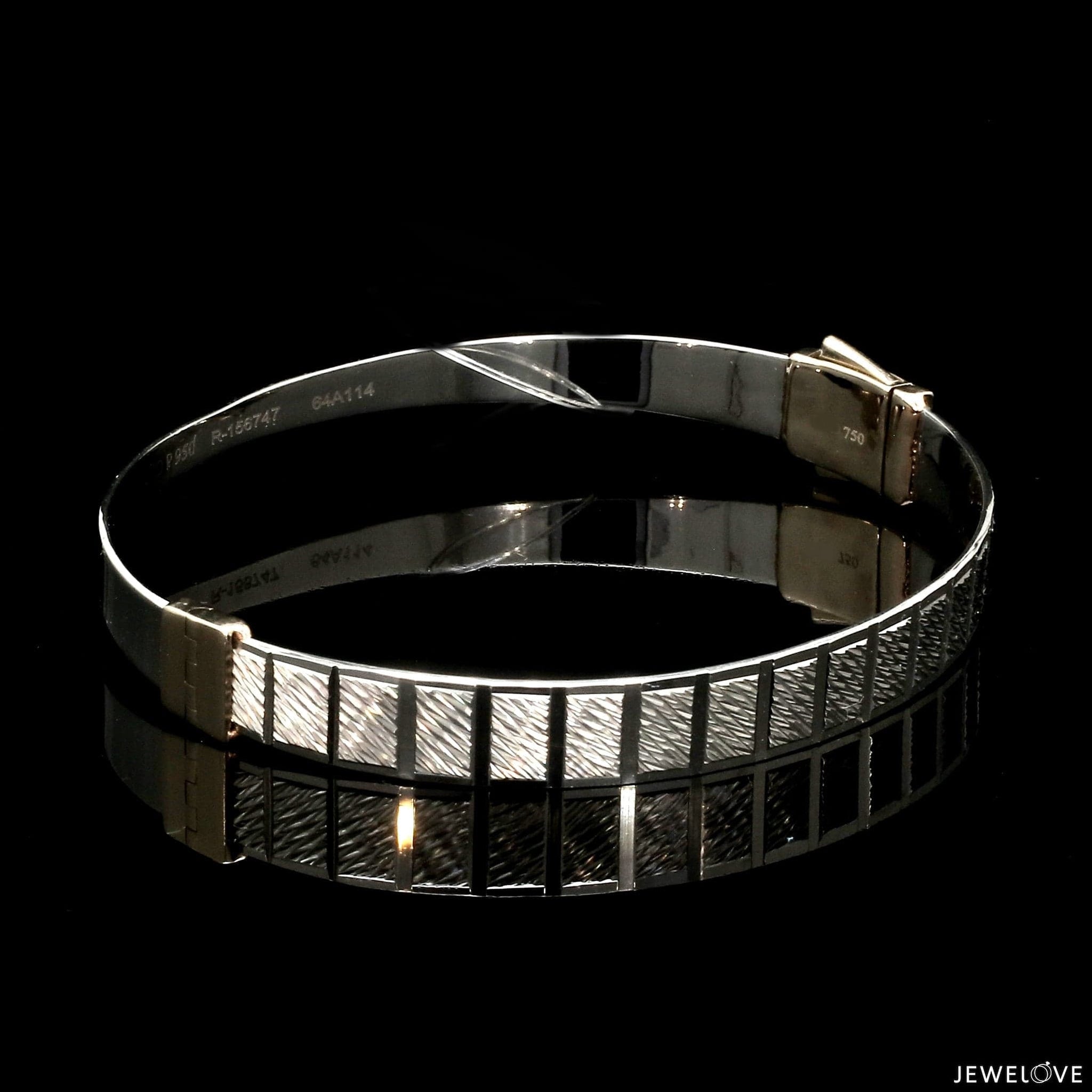 Men of Platinum Rose Gold Bracelet for Men JL PTB 1244
