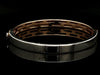 Jewelove™ Bangles & Bracelets Men of Platinum| 7mm Platinum & Rose Gold Bracelet for Men JL PTB 1215